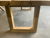 Suar houten boomstamblad tafel - afbeelding 5 van  6