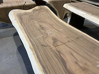 Suar houten boomstamblad tafel - afbeelding 4 van  6