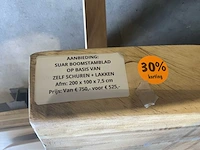 Suar houten boomstamblad tafel - afbeelding 5 van  5
