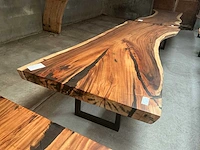 Suar tafel 10x110x330cm - afbeelding 2 van  3
