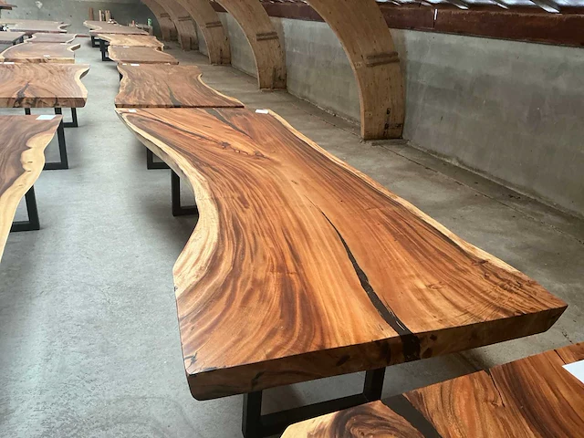 Suar tafel 10x110x330cm - afbeelding 3 van  3