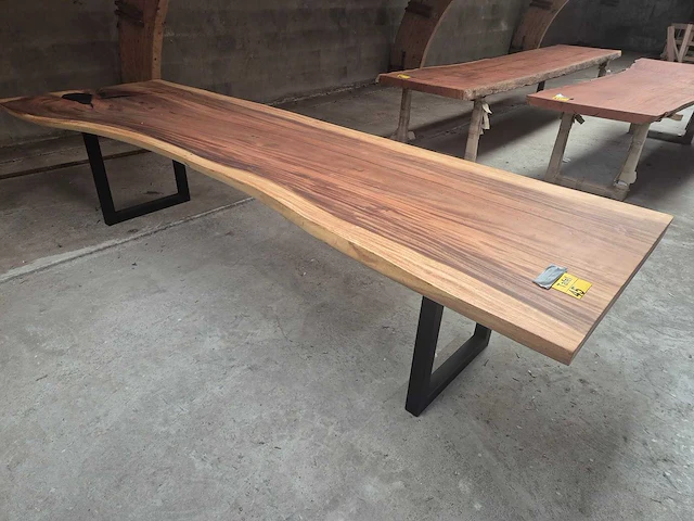 Suar tafel 3300x950x70mm - afbeelding 1 van  3