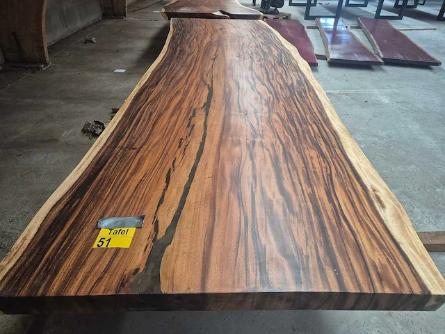 Suar tafel 4000x1200x80mm - afbeelding 2 van  3