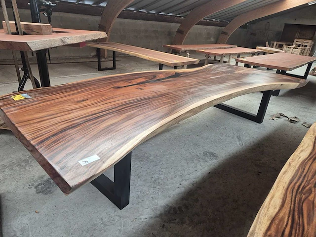 Suar tafel 4000x1400x100mm - afbeelding 1 van  3