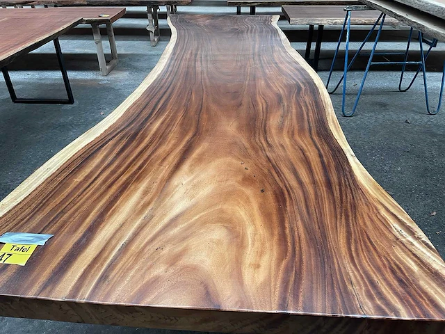 Suar tafel 4100x1400x100mm - afbeelding 2 van  3