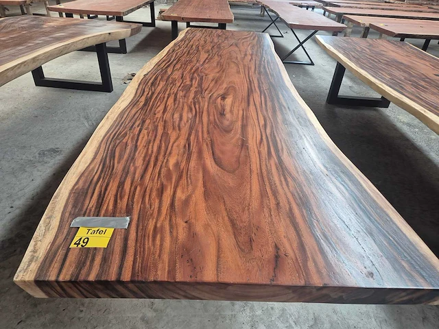 Suar tafel 4150x1200x80mm - afbeelding 2 van  3