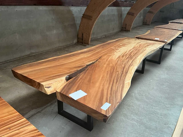 Suar tafel 9x120x320cm - afbeelding 3 van  3
