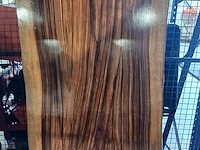 Suar walnut solid wood table epoxy, 2025 - afbeelding 5 van  7