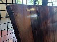 Suar walnut solid wood table epoxy, 2025 - afbeelding 2 van  7