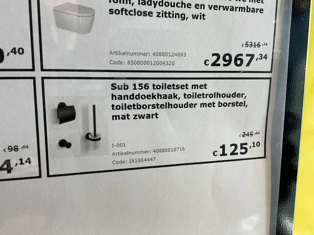 Sub 156 toiletaccessoires - afbeelding 6 van  6