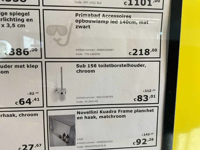 Sub 156 toiletaccessoires - afbeelding 6 van  6