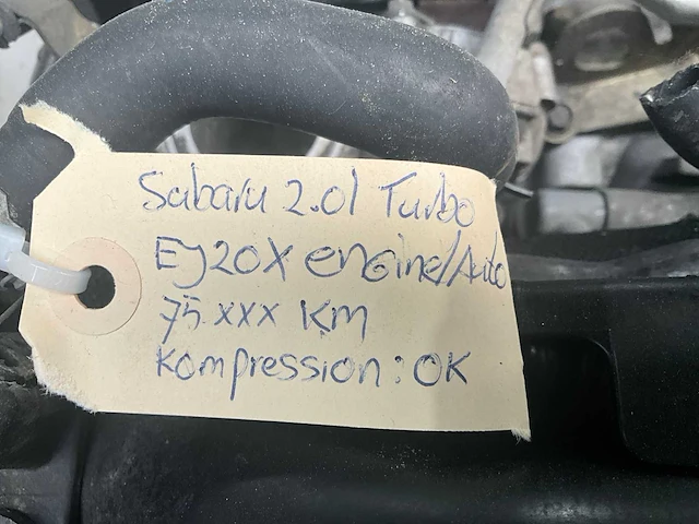 Subaru 2.0l turbo automatic - ej20x - car engine - afbeelding 5 van  5