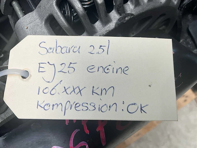 Subaru 2.5l ej25 automotor - afbeelding 5 van  5
