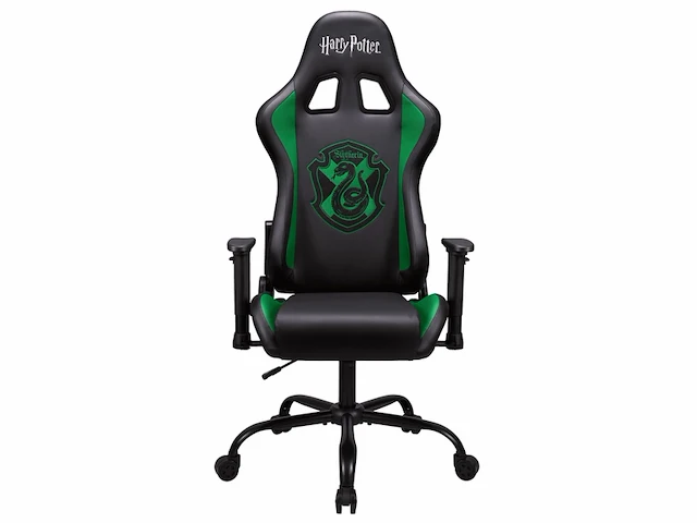 Subsonic gamestoel pro harry potter slytherin verstelbare hoogte en rugleuning zwart/groen - afbeelding 1 van  6