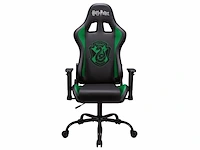 Subsonic gamestoel pro harry potter slytherin verstelbare hoogte en rugleuning zwart/groen - afbeelding 1 van  6