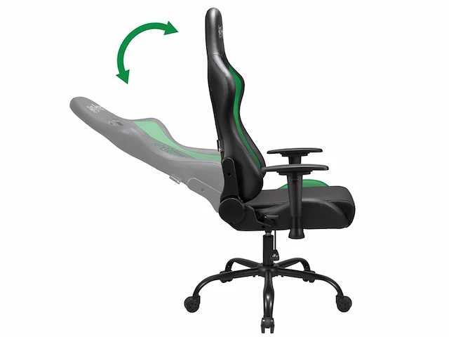 Subsonic gamestoel pro harry potter slytherin verstelbare hoogte en rugleuning zwart/groen - afbeelding 2 van  6