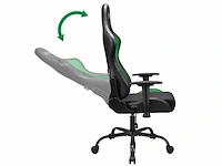 Subsonic gamestoel pro harry potter slytherin verstelbare hoogte en rugleuning zwart/groen - afbeelding 2 van  6