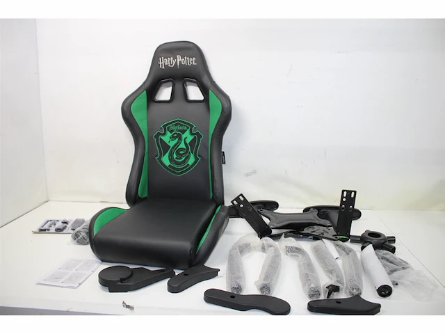 Subsonic gamestoel pro harry potter slytherin verstelbare hoogte en rugleuning zwart/groen - afbeelding 5 van  6