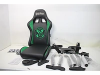 Subsonic gamestoel pro harry potter slytherin verstelbare hoogte en rugleuning zwart/groen - afbeelding 5 van  6