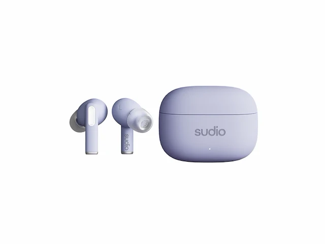 Sudio a1pro purple, inear oordopjes met bluetooth, touch control, ipx4 paars - afbeelding 1 van  3