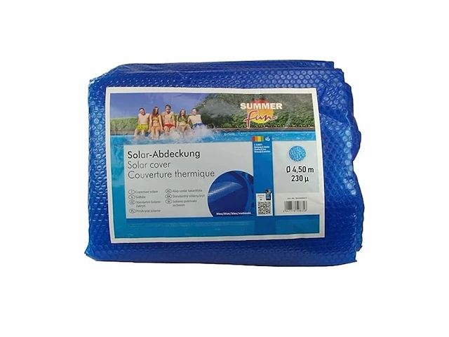 Summer fun zomerzwembadhoes solar rond 450 cm pe blauw - afbeelding 1 van  2