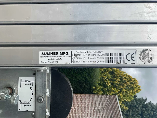 Sumner 2124 kanaallift - mongatelift - afbeelding 6 van  8