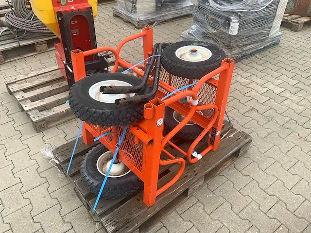 Sumner cricket pijpbuggy / buis transportwagen (2x) - afbeelding 1 van  3