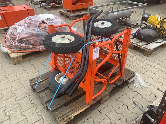 Sumner cricket pijpbuggy / buis transportwagen (2x) - afbeelding 3 van  3