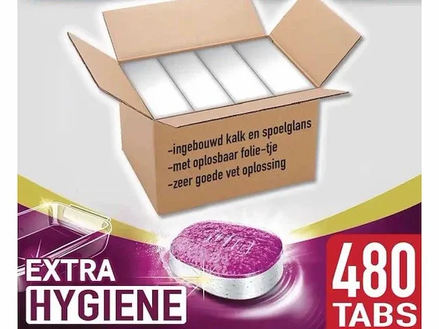 Sun - expert - extra hygiene - vaatwastablet (480x) - afbeelding 1 van  3