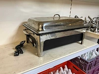 Sunnex x81128-1 elektrische 1/1 gn chaving dish - afbeelding 1 van  6