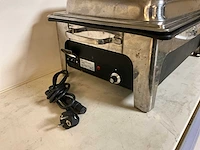 Sunnex x81128-1 elektrische 1/1 gn chaving dish - afbeelding 5 van  6