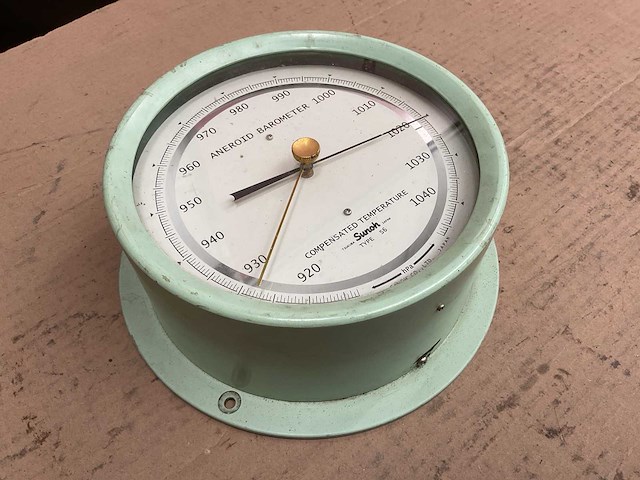Sunoh aneroid s6 vintage marine barometer - afbeelding 1 van  3