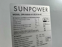 Sunpower max 6 blk 415ac zonnepaneel (10x) - afbeelding 6 van  7