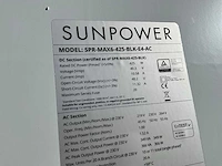 Sunpower max 6 blk 425ac zonnepaneel (8x) - afbeelding 6 van  7
