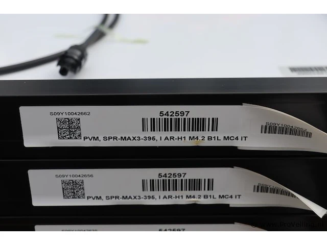 Sunpower zonnepanelen model spr-max3-395 | ar-h1 m4.2 b1l mc4 it | nieuw in doos | 3 stuks - afbeelding 4 van  4