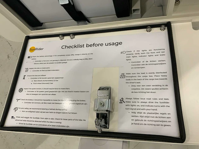 Sunrider elektrische cargobike met zonnepanelen - afbeelding 10 van  21