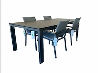 Suns - savona 220 - tuintafel set met 4 felice stoelen - afbeelding 1 van  12