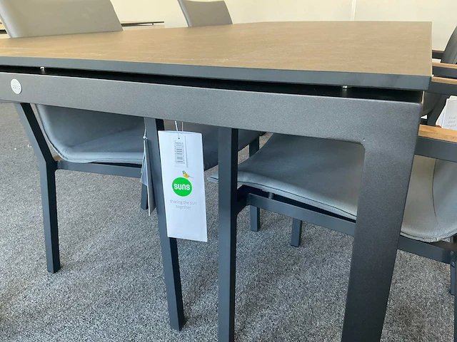 Suns - savona 220 - tuintafel set met 4 felice stoelen - afbeelding 3 van  12