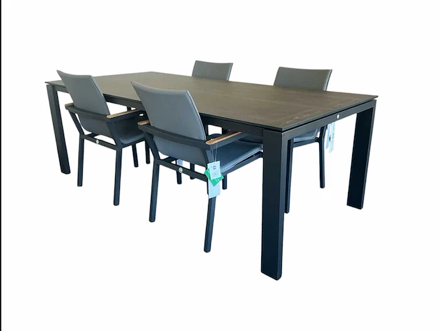 Suns - savona 220 - tuintafel set met 4 felice stoelen - afbeelding 1 van  12