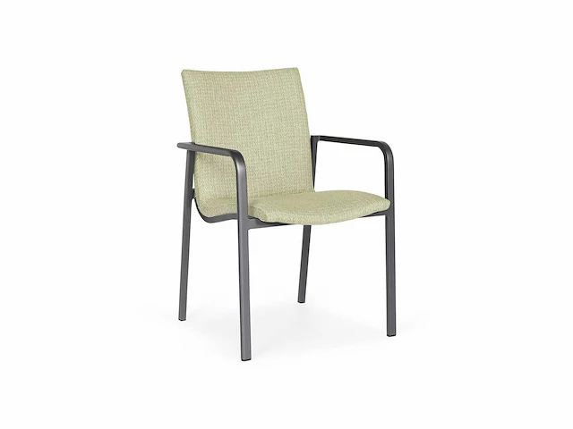 Suns anzio dining chair soft green (4x) - afbeelding 1 van  3