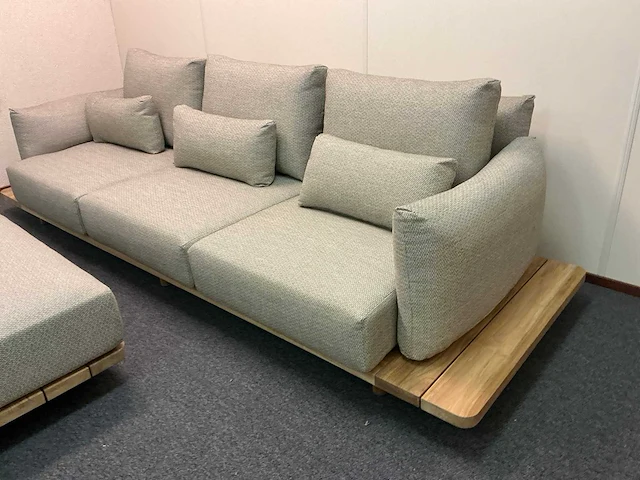 Suns bora soft grey loungeset - afbeelding 4 van  8