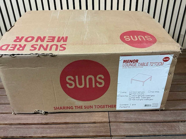Suns menor lounge table - afbeelding 2 van  2