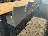 Suns savona 340 met 4 penna stoelen dining-set - afbeelding 6 van  8