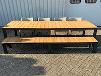 Suns savona 340 met 4 penna stoelen dining-set. - afbeelding 1 van  10