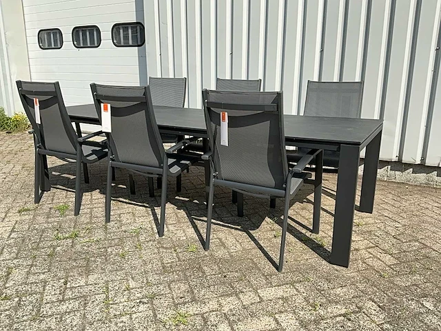 Suns savona carbon stone 280 dining tafel - afbeelding 1 van  7
