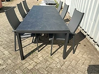 Suns savona carbon stone 280 dining tafel - afbeelding 2 van  7