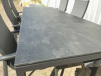 Suns savona carbon stone 280 dining tafel - afbeelding 4 van  7