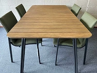 Suns simi met anzio stoelen tuintafel set - afbeelding 3 van  4