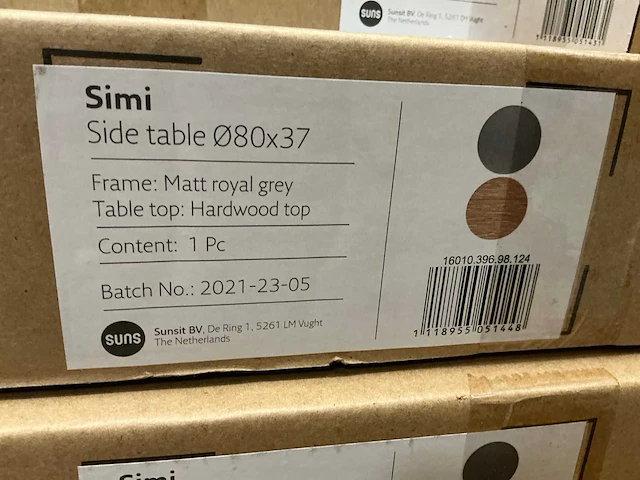 Suns simi set van 3 bijzettafels - afbeelding 2 van  4