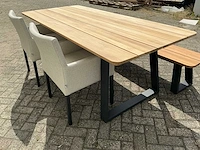 Suns tomar 220 met bankje en stoelen dining set - afbeelding 3 van  6